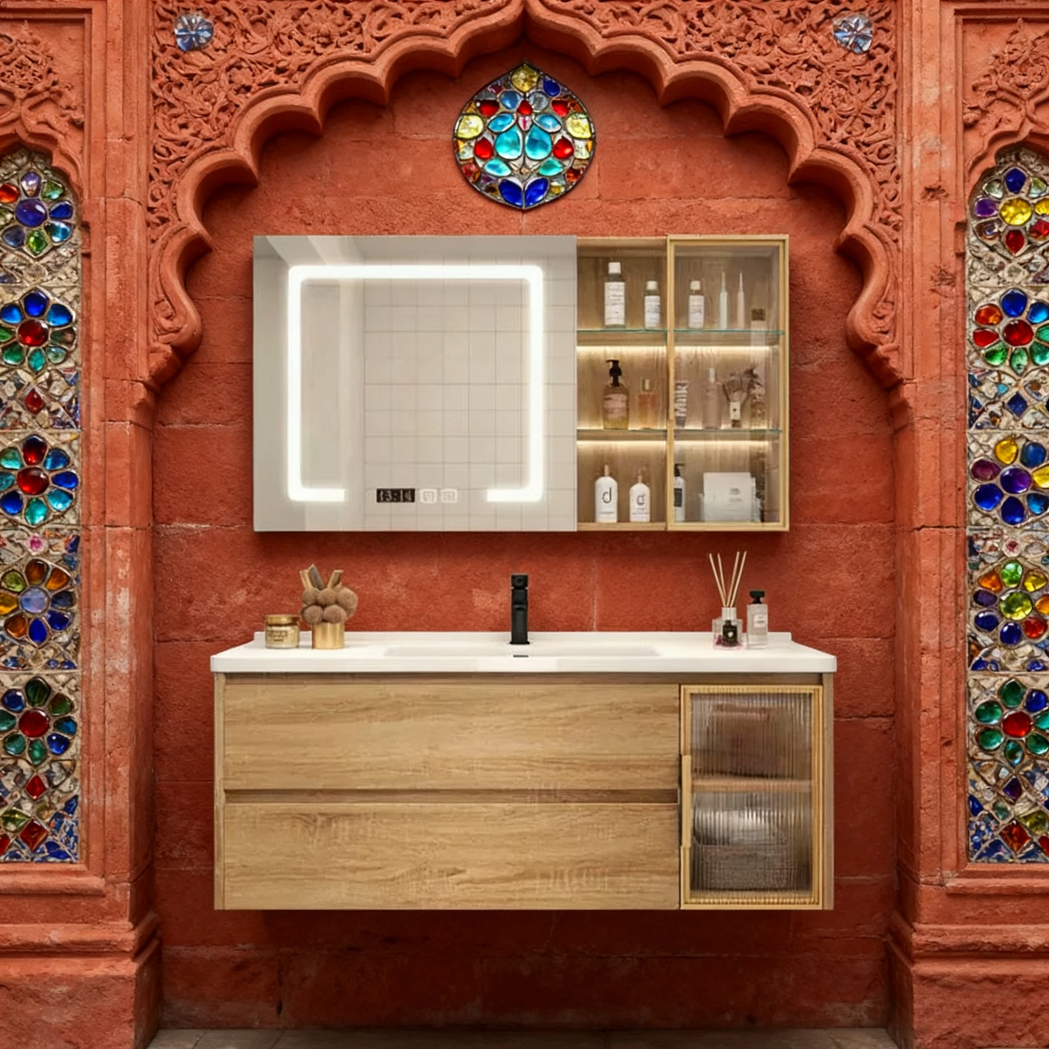 

Аксессуары для туалета, шкаф для салона, закрытый туалет для хранения, деревянная мебель, полка для ванной комнаты, многофункциональный туалетный столик для ванной комнаты