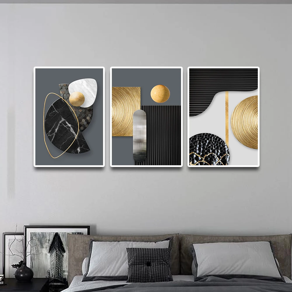 Canvas Print Painting Poster Abstract Geometric Figure Modern Art Living Room Bedroom Porch Sofa Background Home Wall Decoration