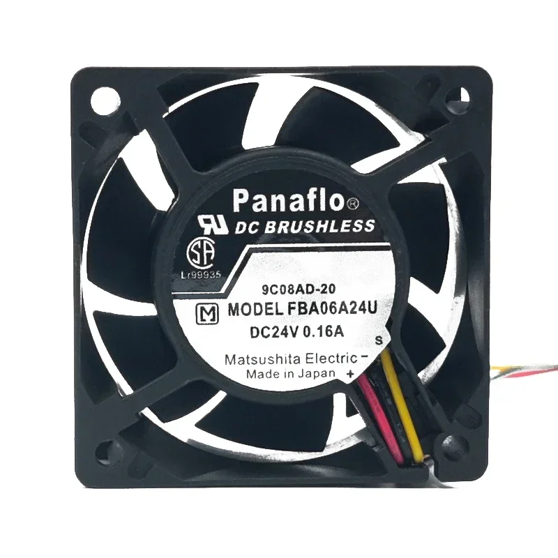 60*60*25MM FBA06A24U 24V 0.16A 6025 6CM panaflo inverter cooling fan