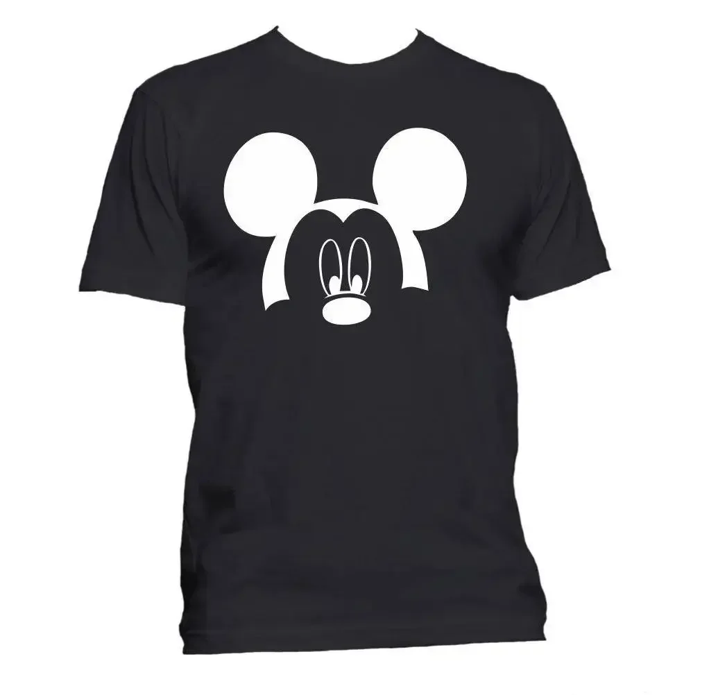 تي شيرت قطني جديد لطيف ميكي ميني ديزني فضفاض ومريح للرجال والنساء بأكمام قصيرة #2