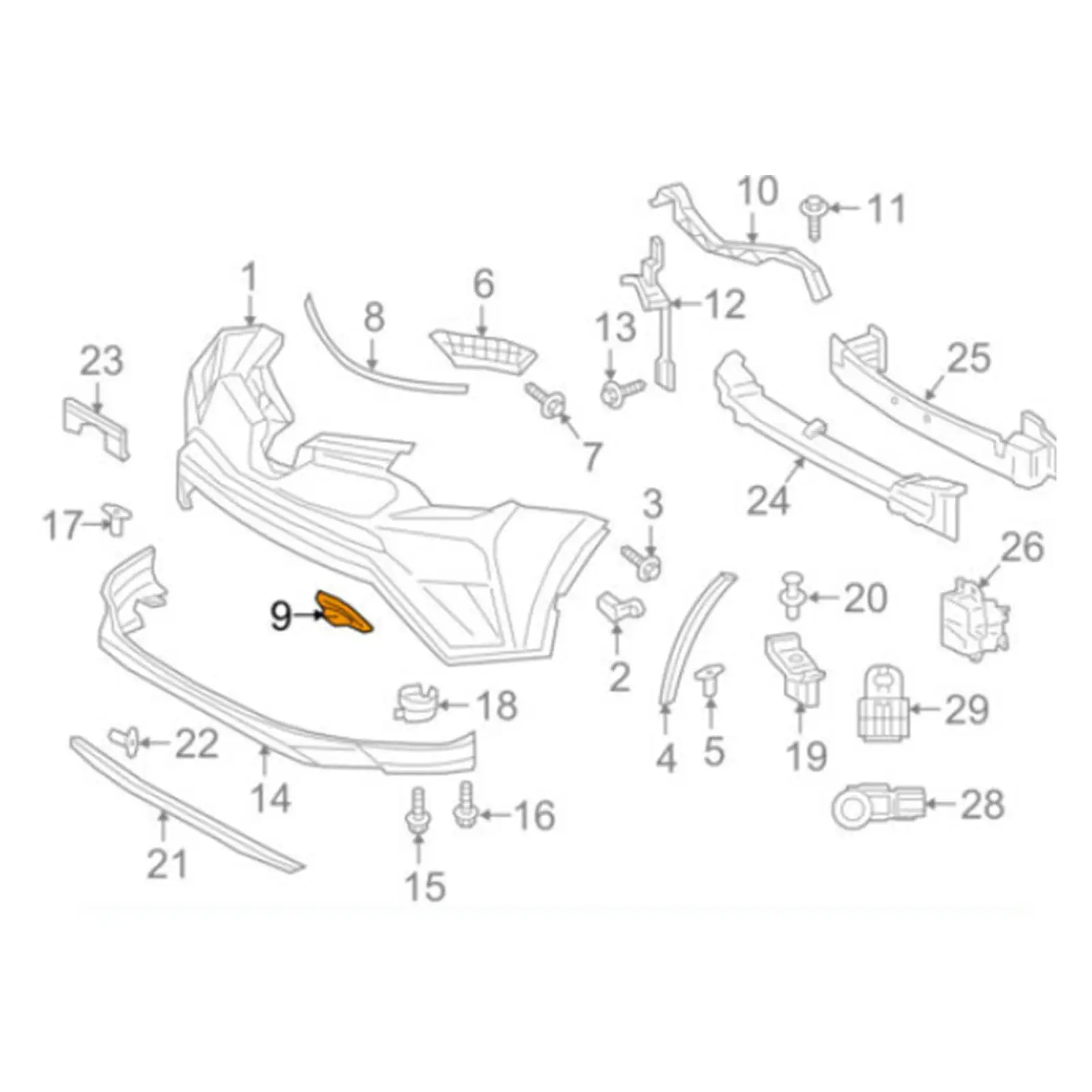 Coppia di paraurti anteriore gancio di traino Eye Cover 53285-0r080 sostituzione adatta per RAV4 2016 2017 2018 gancio di traino Car Styling