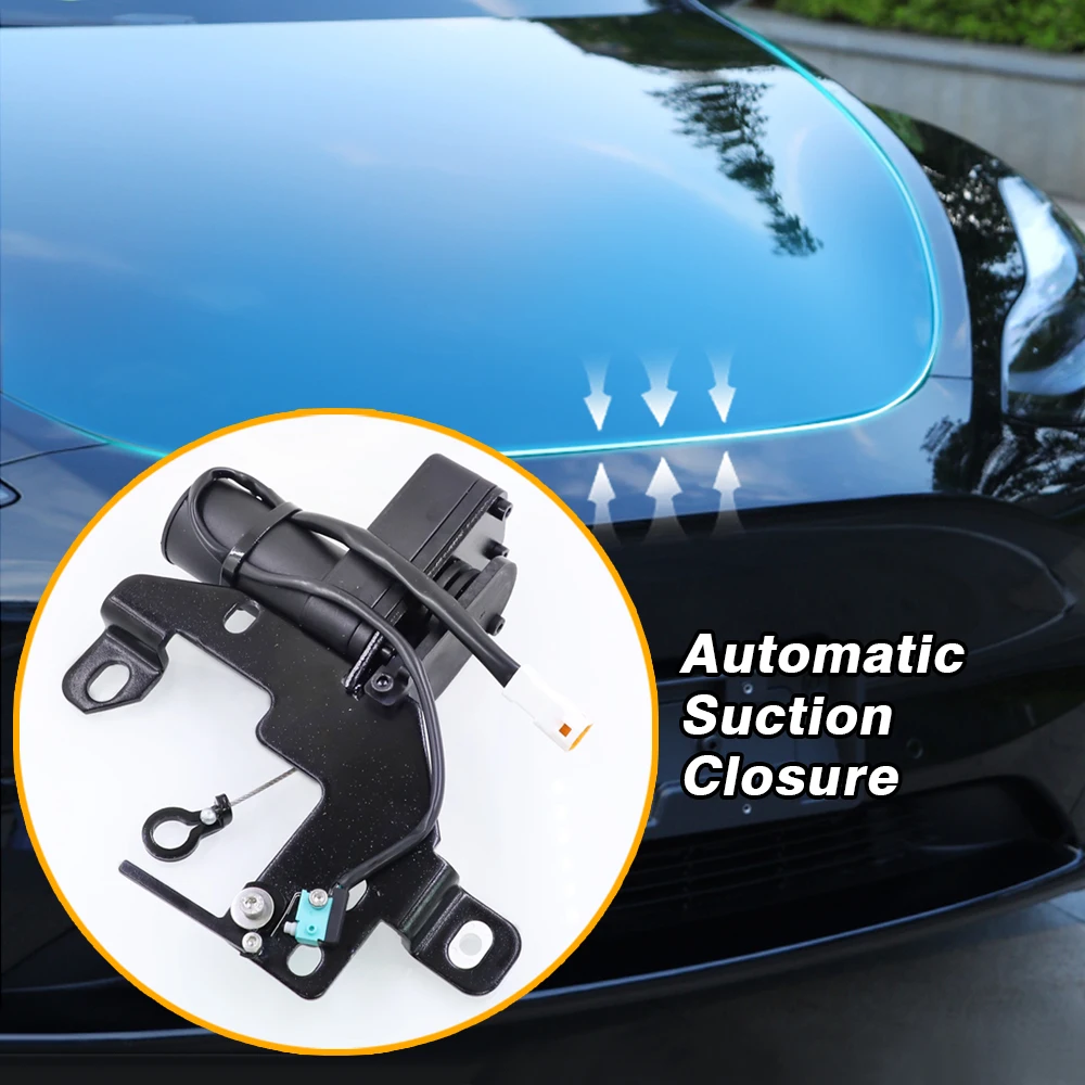 

Electric Car Accessories Frunk Soft Closing Automatic Adsorption Model 3 Highland Front Trunk Close Suction for Tesla Y X S Lock
