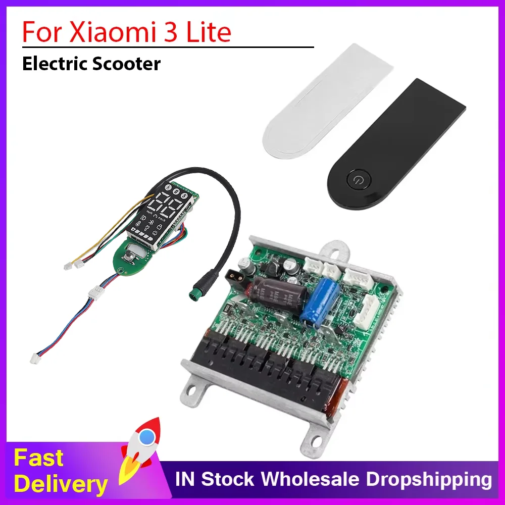 

Печатная плата приборной панели (дисплей/контроллер) и защитный корпус для Xiaomi 3 Lite, комплект материнской платы, аксессуары для электрического скутера