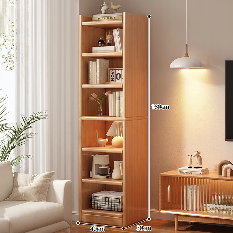 

Narrow Children Bookshelf Living Room Storage Cabinet Industrial Minimalist Bookshelf Display Modern Libreria Home Furniture