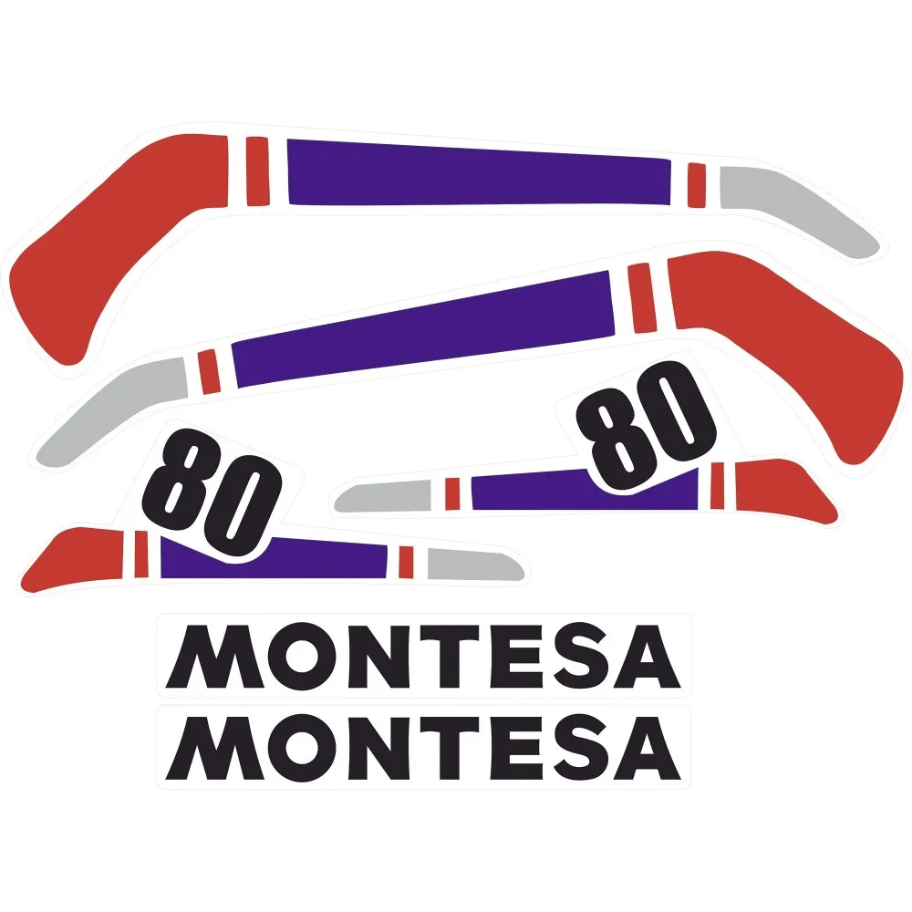 Classic motorcycle compatible stickers  MONTESA Enduro 80 H7 carlos mas