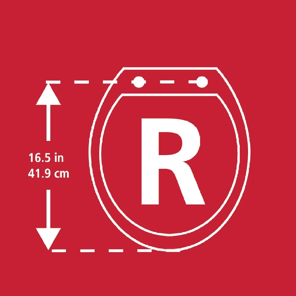 

Plastic Round Toilet Seat Daisy White Easy Installation Adjustable Durable Bathroom Fixture Easy Clean Beveled Edge для Powder