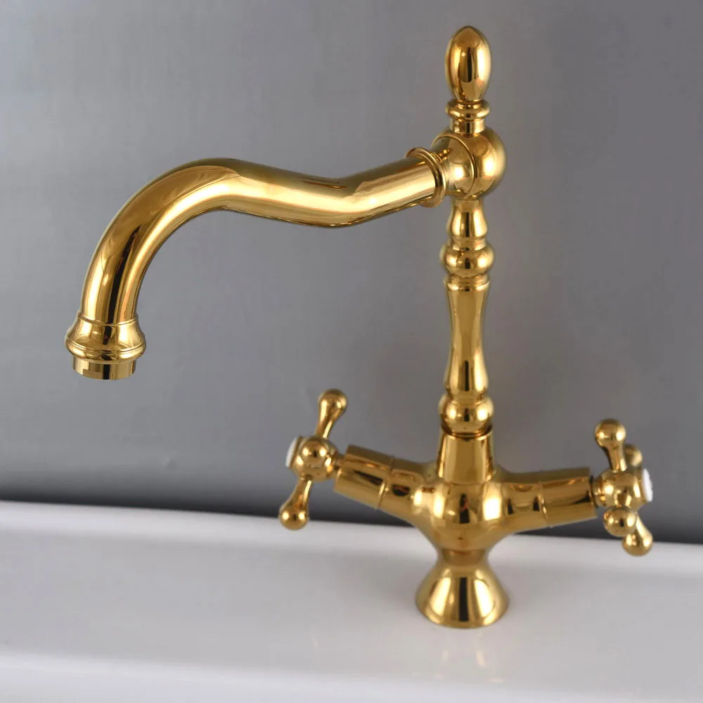 polished-gold-color-brass-two-handles-kitchen-bathroom-basin-sink-swivel-spout-faucet-hot-cold-mixer-water-tap-agf066
