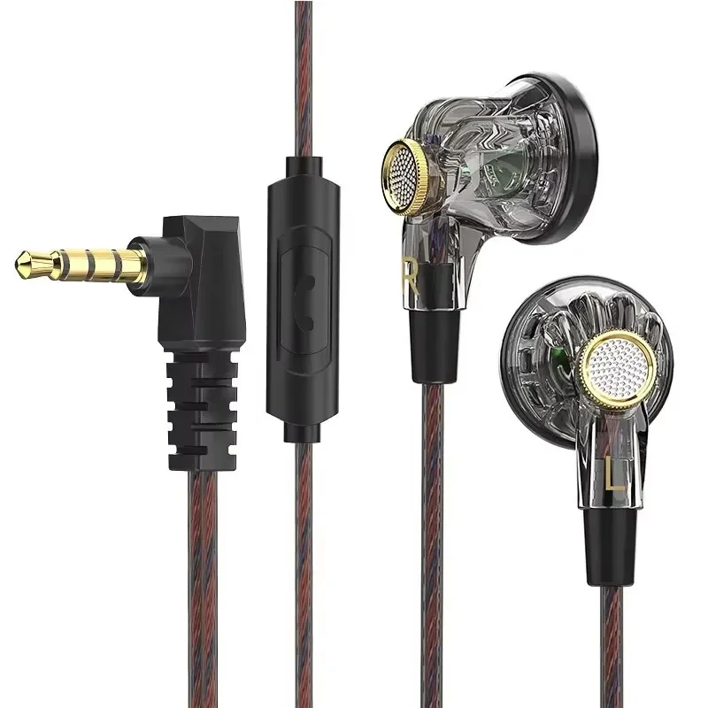 

ZLRLMHY Original Flat Head MDR Earphones, 16mm Cable Hearing Aid, Large Mobile Coil, High Fidelity, , 3.5mm Auxiliary Fan