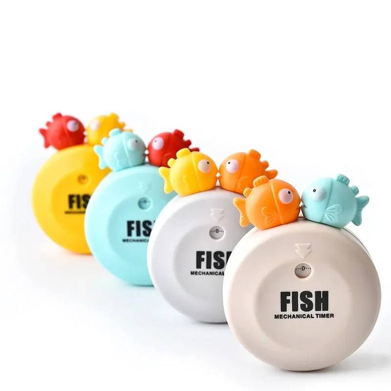 كارتون حيوان فقاعة سمكة موضوع مؤقت الطبخ ، المغناطيس الطبخ الخبز ، تعلم لتذكير أدوات المطبخ ، سهلة التشغيل الهدايا #5