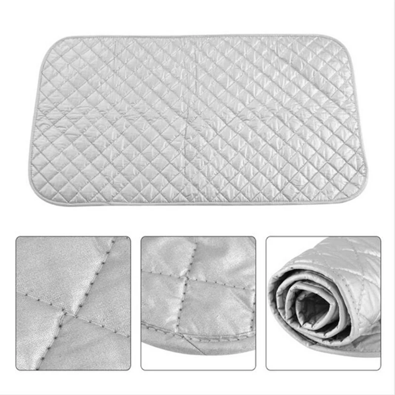 Ironing Mat Heat Resistant Laundry Pad Portable Folding Washer Cover Plate Household Dryer Clothes Protection Steam Pressing