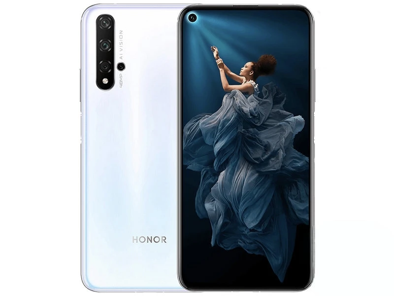 Hand Honor 20 Side Fingerprint Quad Camera Dual SIM Unlocked Cellphone used phone