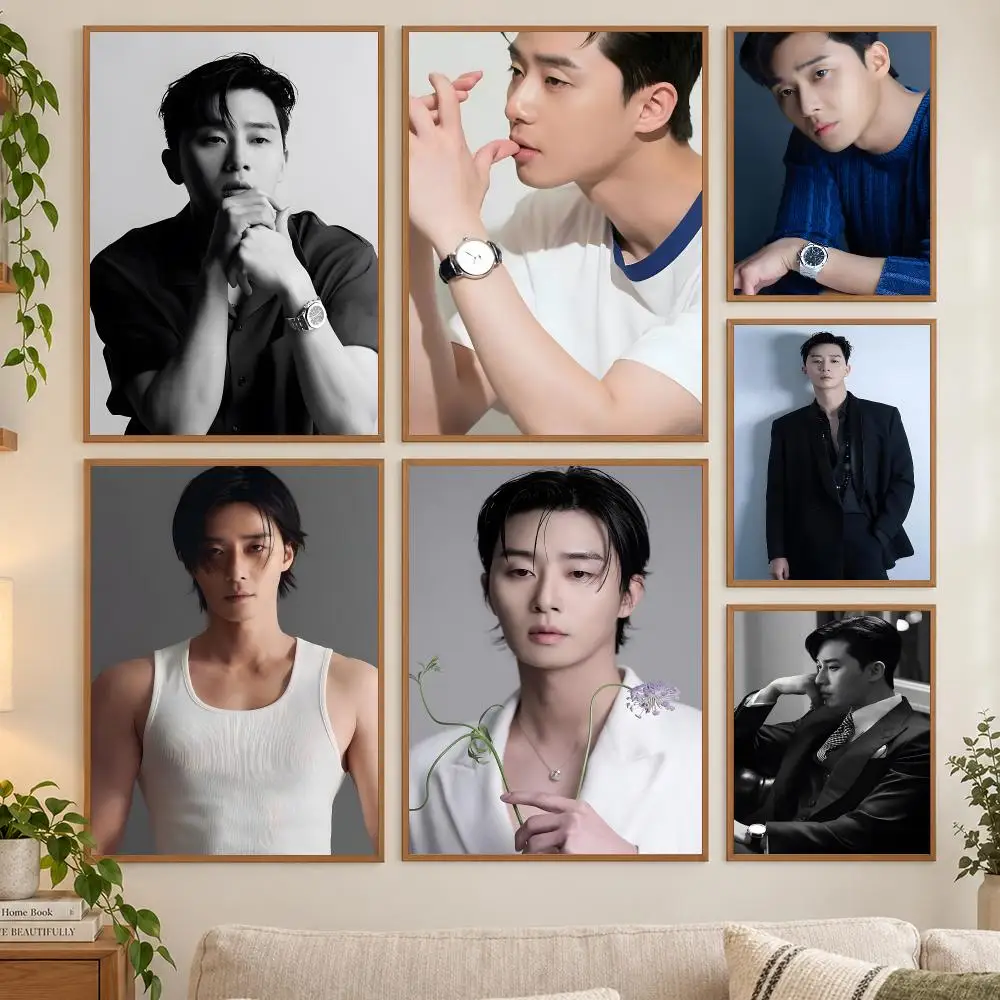 Park Seo Jun Male Star Poster HD art sticky wall waterproof home living room bedroom bar aesthetic decoration