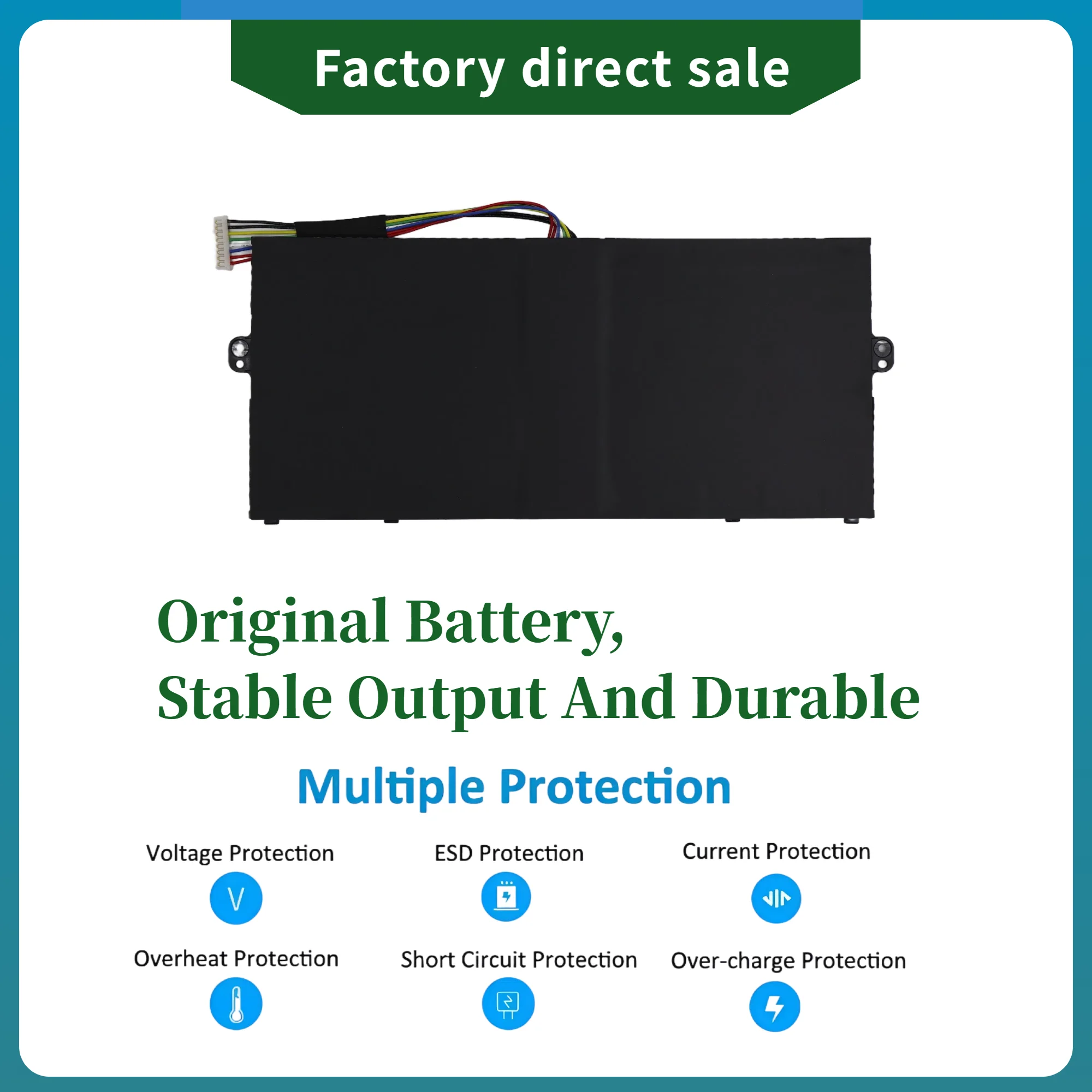 المصنع مباشرة! AP16L5J بطارية الكمبيوتر المحمول لشركة أيسر سويتش 3 ، سويتش 5 SF514-52T/53T SF514-52T-86W1 سبين 1 SP111-32N S5-571 N17H1 N17W