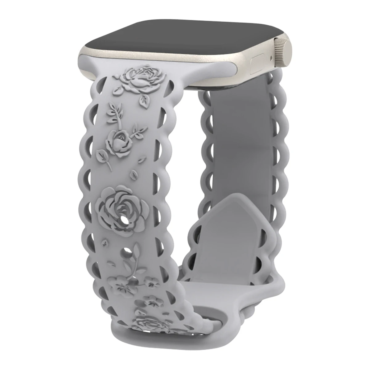 Pulseira de relógio para iWatch 42/44/45/49mm 38/40/41mm Pulseira de relógio esportivo de silicone para série de relógio Ultra2 Se 9/8/7/6/5/4/3/2/1_voghion.com