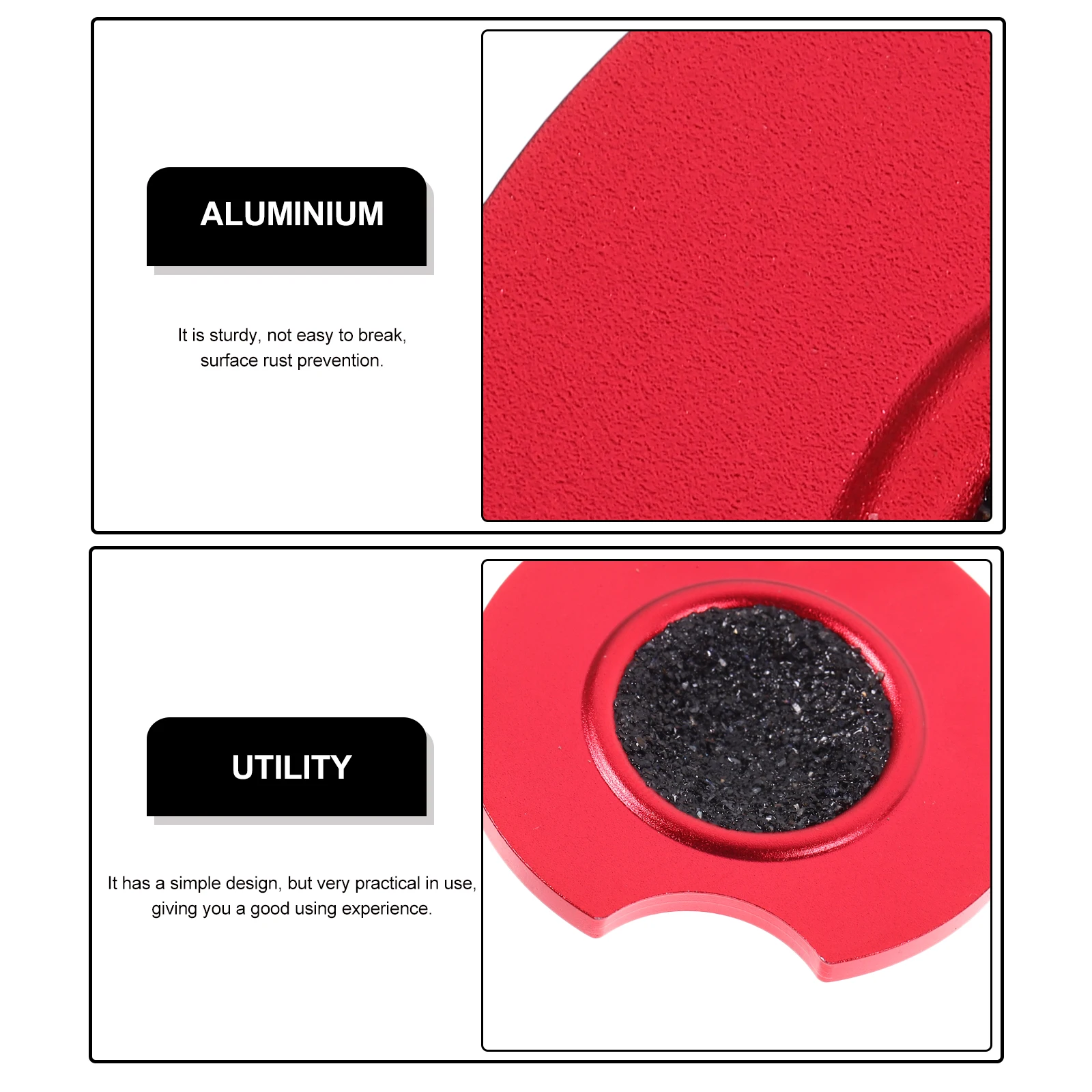 

Aluminum Tip Shaper Portable Stick Sander Tool Sturdy Rustproof Billiard Repair Burnishing Pool Tip Trimmer File Durable Metal