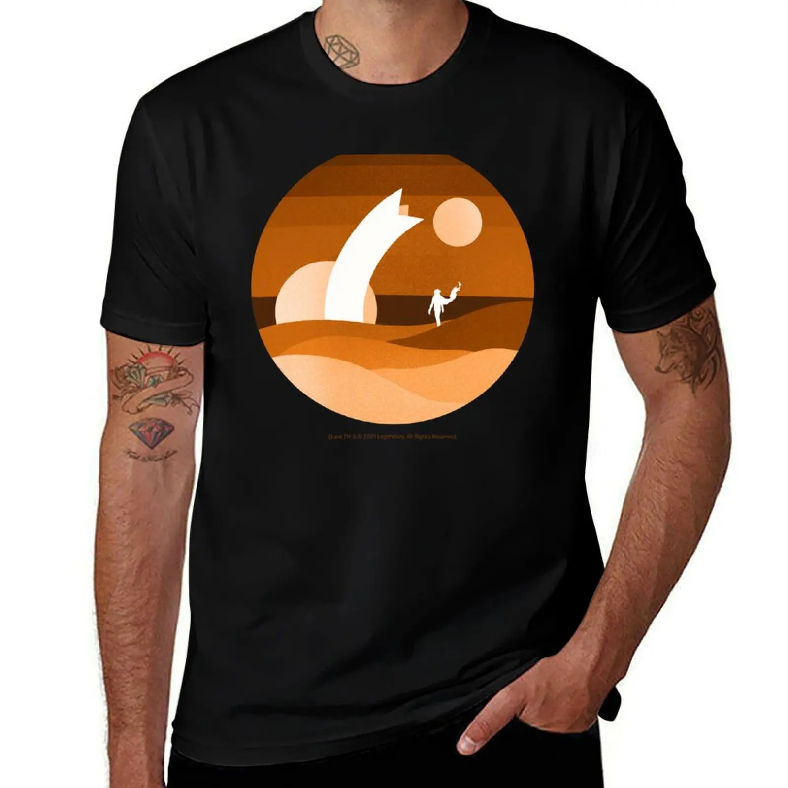 Minimalist Arrakis, Neutral T-Shirt Holiday Party Tee Shirt T-Shirt