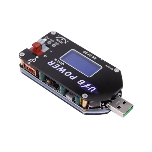 CNC USB adjustable voltage regulator power module, constant voltage and constant current mobile boost line fan speed controller