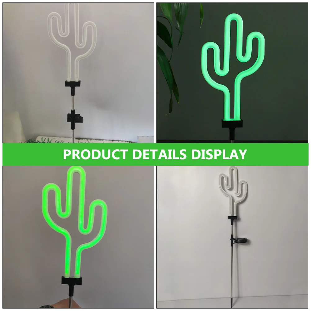 

Solar Cactus Lights Unique Lawn Decor for Outdoor Gardens Driveways Terraces Lawns Solar Powered Easy Install