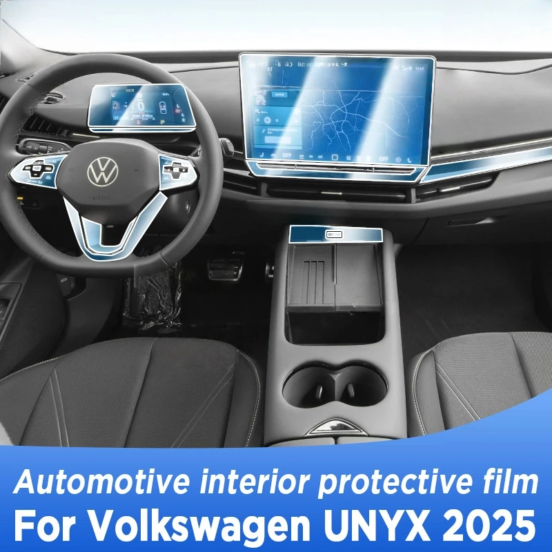 

Interior TPU Protective Film Cover Anti-Scratch For Volkswagen UNYX 2025 Panel Navigation Screen Automotive Accessories Sticker