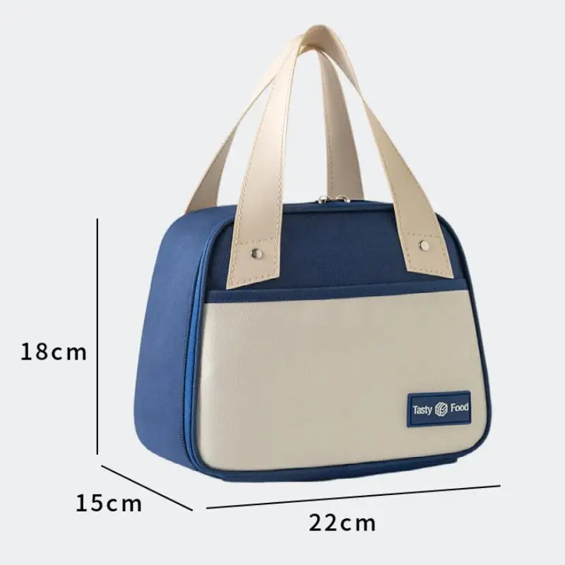 Insulated Lunch Box Thermal Bag Large Capacity Work Food Delivery Storage Container for Women Cooler Tote Travel Picnic Pouch