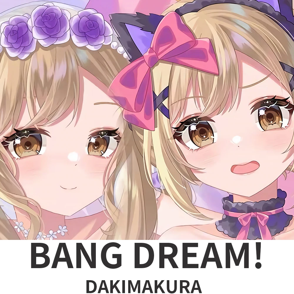 

Ichigaya Arisa BanG Dream! Dakimakura Hugging Body Pillow Case Anime Pillow Cushion Cover