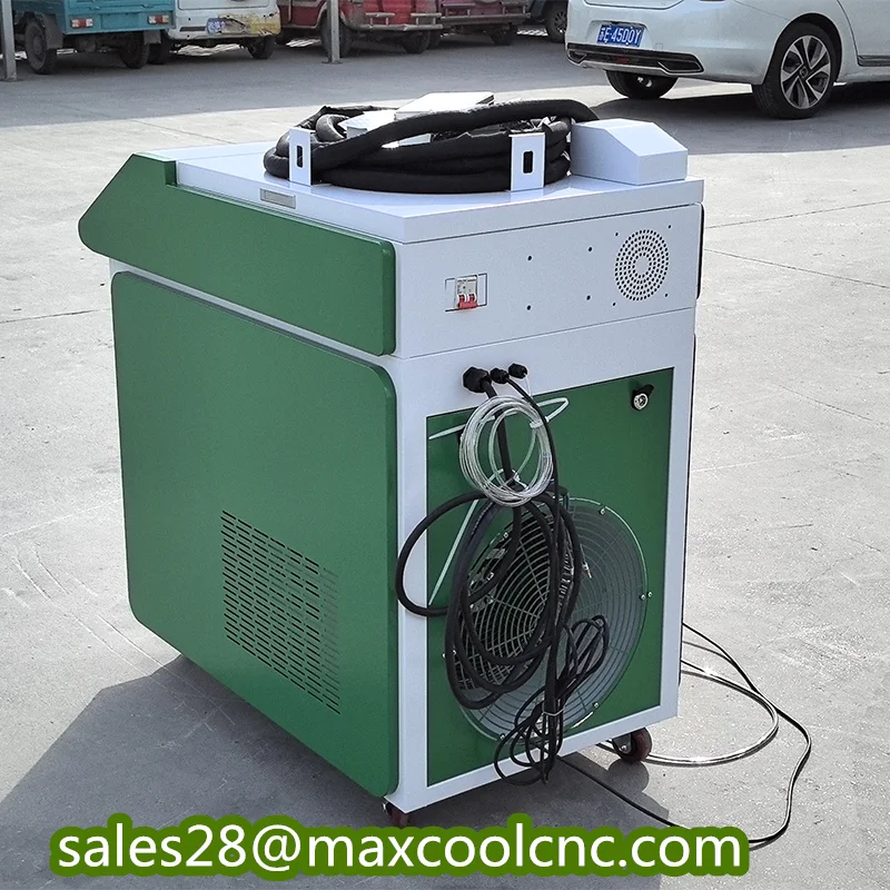 Portable Fiber Laser Rust Removal 1500w Lazer Cleaning Machine 3in1 with Max Laser Source