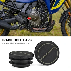 For Suzuki V-STROM 800DE 2023 2024 Frame Hole Cover Caps Motorcycle Accessories V STROM 800 DE Frame End Plug Decorative Set