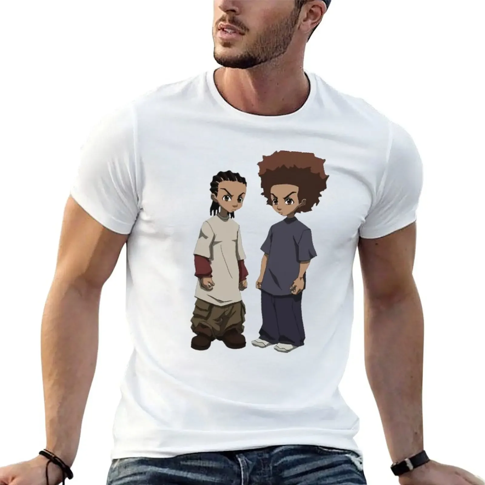 

Huey and Riley Freeman --- RIP Grandpa Freeman T-Shirt street wear summer clothes essential t shirt mens clothing