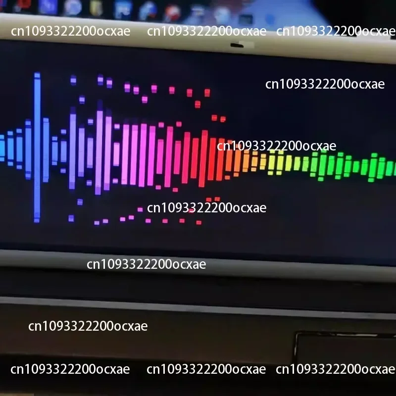 6.2-inch Car-mounted Music Spectrum Level Voice-controlled Microphone LCD Display With HDMI Output