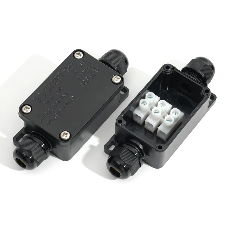 450V Outdoor Waterproof IP66 Electrical Cable Wire Connector Junction Box Led Light with Terminal Electrical Equipment Supplies