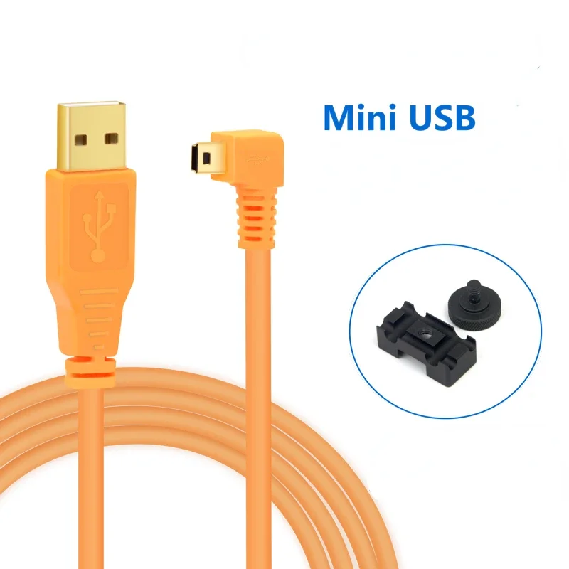 5M SLR Camera Computer USB Mini Type-C Tethered Shooting Cable for Canon 5D2 5D3 6D2 SLR Nikon D7000 D80 Camera Online Data Line