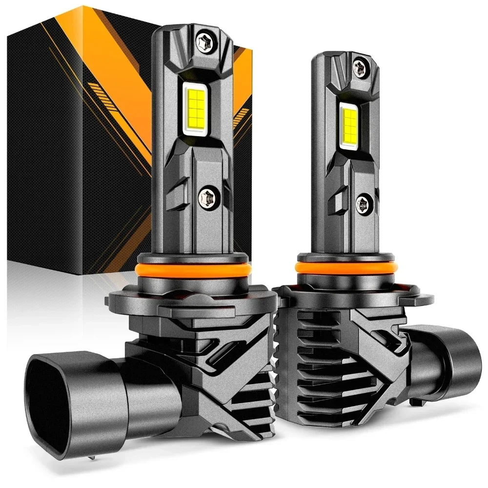 AUXBEAM FANLESS & WIRELESS 18000LM 60W LED HEADLIGHT BULBS/FOG LIGHTS Bulbs 6500K COOL WHITE Q15 Series