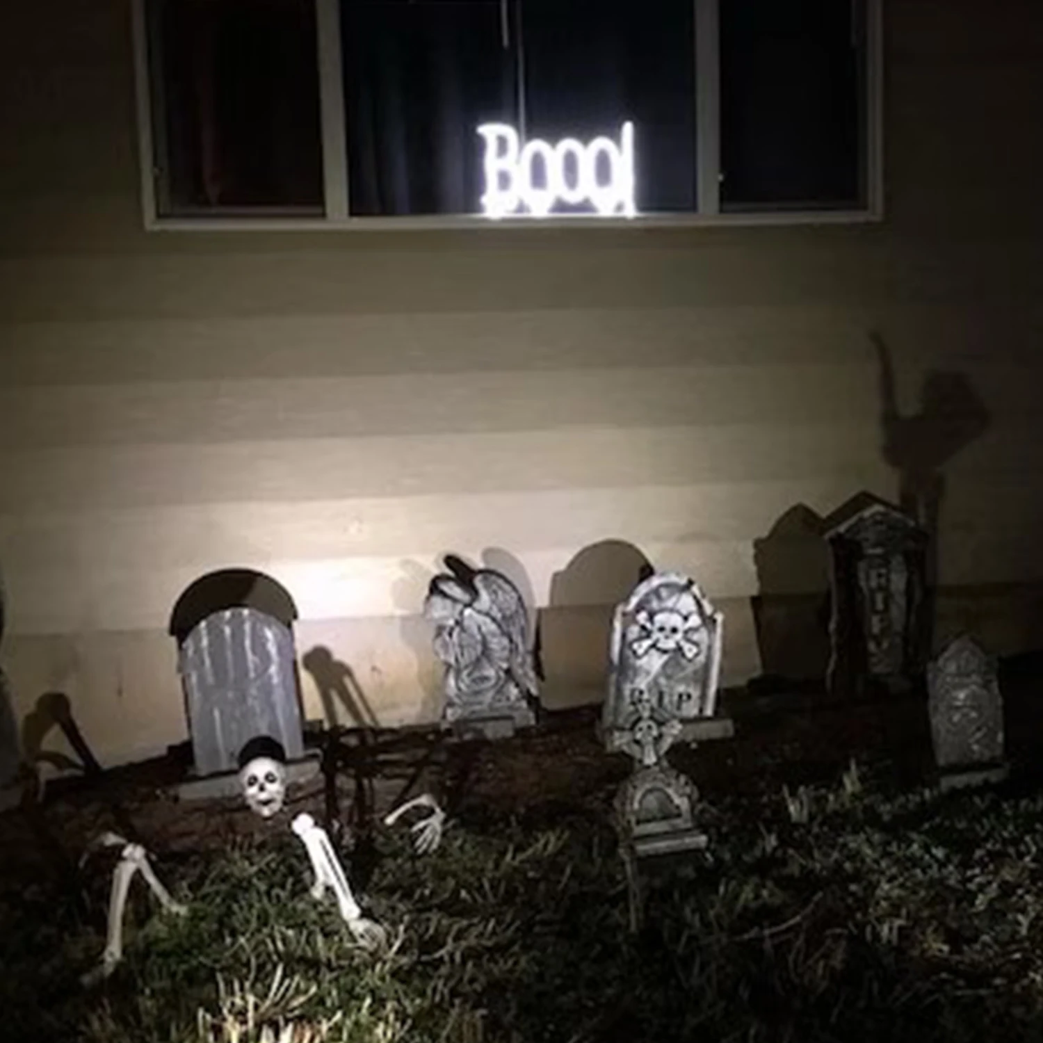 Boo! Signe Néon LED à Intensité Réglable, pour Décoration de ixd'Halloween Enseigne au néon USB, Home Bar, Salon