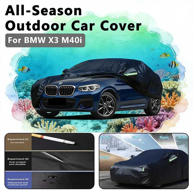 

Car covers for BMW X3 M40i Outdoor Protection Full Car Covers Snow Cover Sunshade Waterproof Dustproof Exterior car accessories