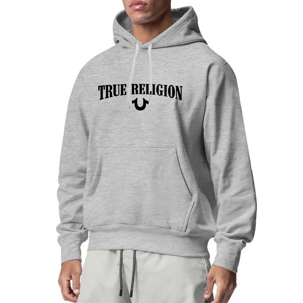 TRUE RELIGION drukowanie mężczyźni kobiety bluza moda bluzy z wycięciem pod szyją jesień odzież hiphopowa Casual bluza dla par