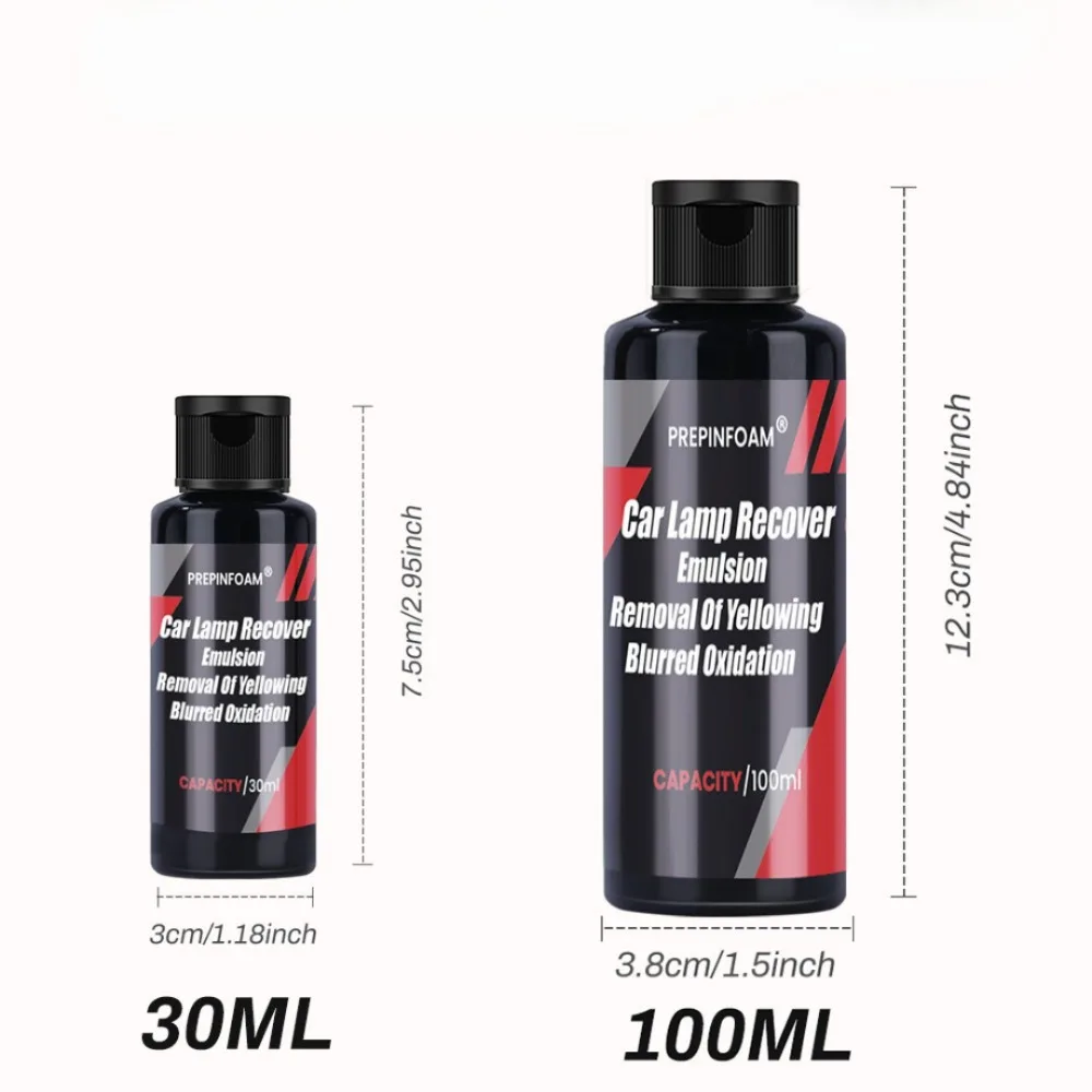 Car Headlight Repair Lotion Powerful Scratch Yellow Removal Anti-oxidation Polishing Universal for Car Motorcycle Lampshades