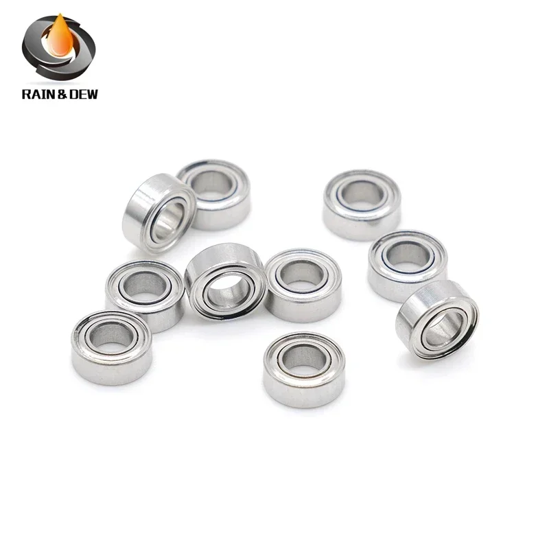 2PCS  SMR74ZZ 4x7x2.5mm ABEC-9  Stainless Steel Bearing For Reel Handles Bearing For Fishing Reel Bearing