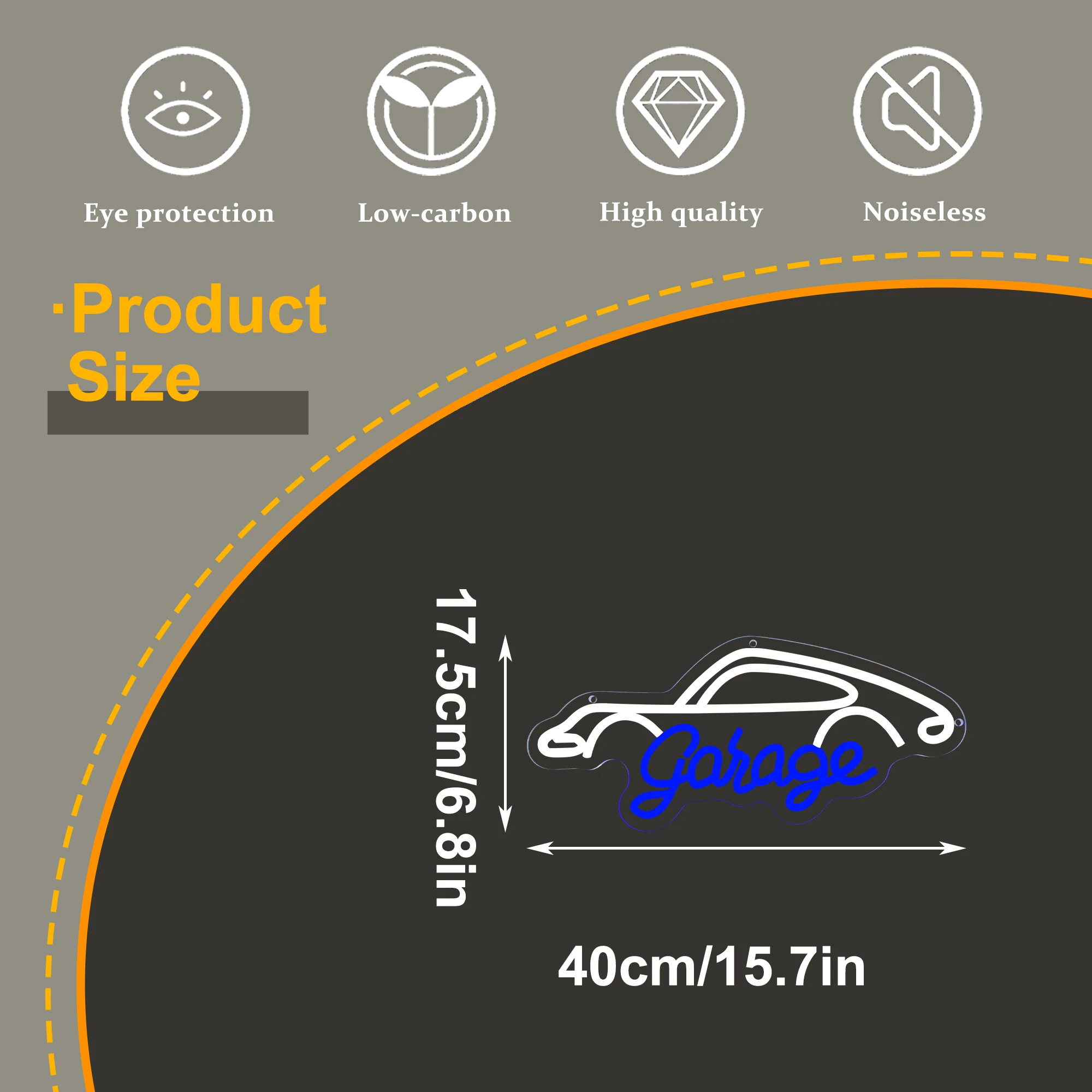 Garage Neon Sign Led Lights Car Repair Shop Neon LED Sign Game Room Decor Wall Automotive Workshop Busigness Sign Neon Lights