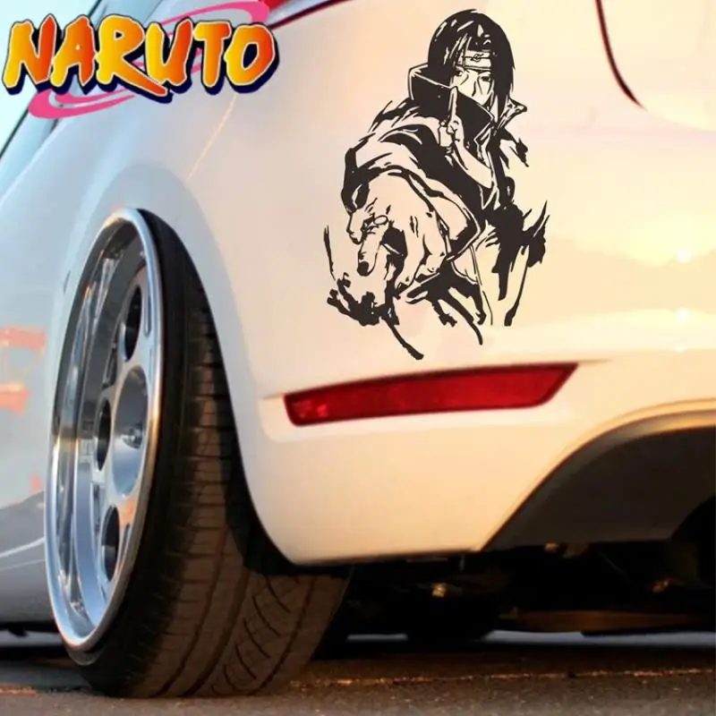 Naruto Uchiha Itachi Anime Car Stickers Handsome Motorcycle Stickers Car Door Decoration Creative Waterproof Stickers Sticker