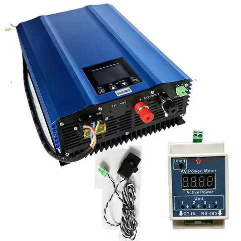 1000W/1200W Solar Grid Tie Inverter With Limiter And LCD Display