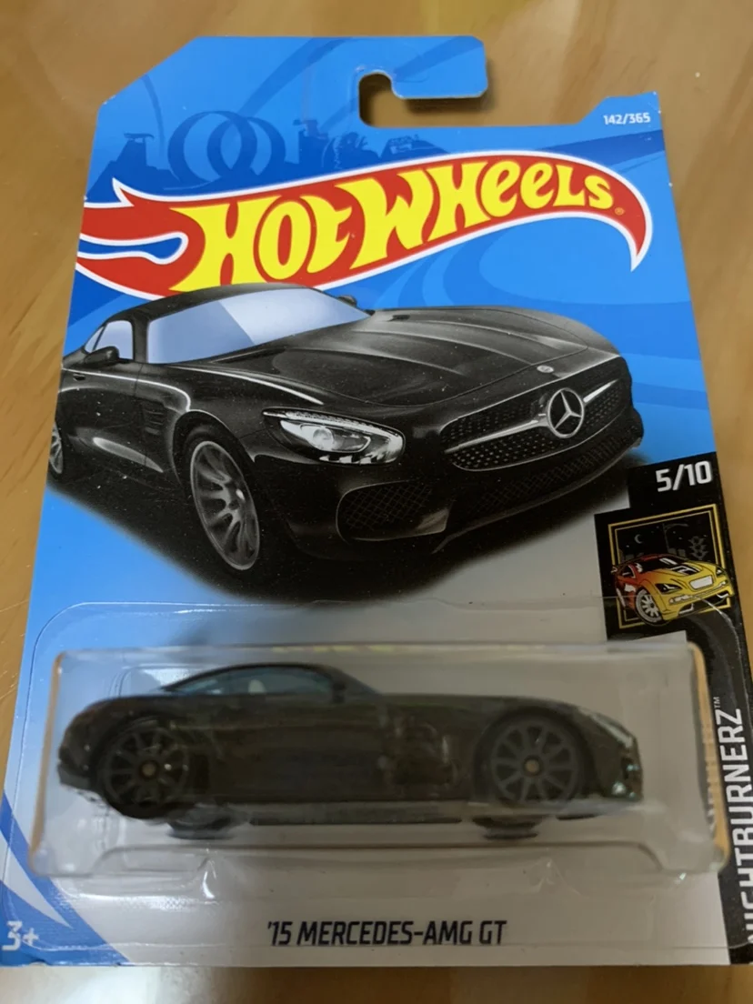 HOT WHEELS 1:64 15 BENZ AMG GT Collection, modelo de coche de aleación fundida a presión, regalo de decoración