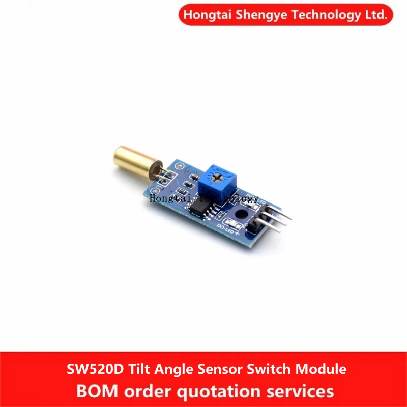 SW520D DC 3.3V-5V Angle Sensor Ball Switch Tilt Sensor Module