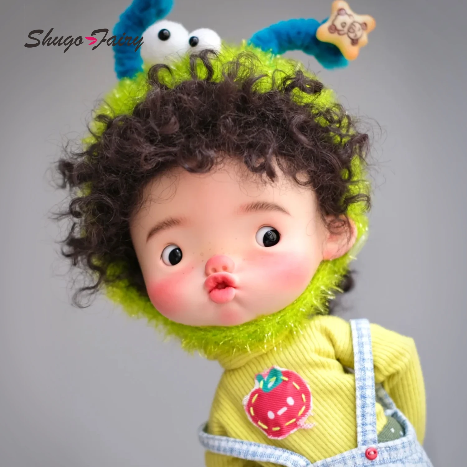 PreOrder ShugaFairy Caocao 1/6 Bjd Dolls Big Head Mini Cute Pout Style Ball Jointed Doll Resin Nude Doll