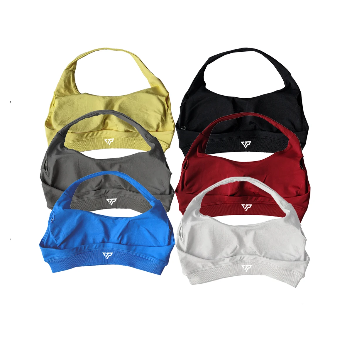 Sujetador deportivo con espalda descubierta de alta calidad para mujer, cinturón de Fitness de Color macarrón, sujetador de Yoga acolchado, Top de gimnasio, sujetador cómodo