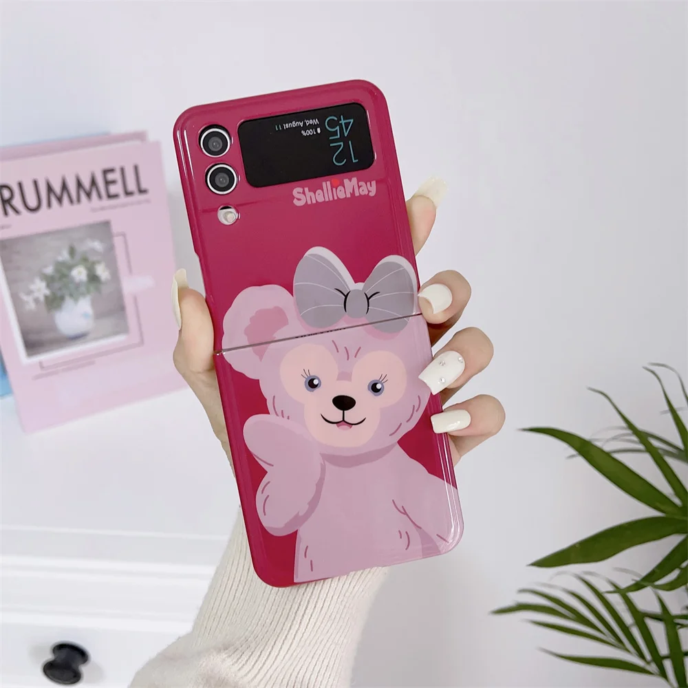 Милый мультяшный чехол для телефона StellaLou с рисунком аниме для Samsung Galaxy Z Flip 3 4 ZFlip5