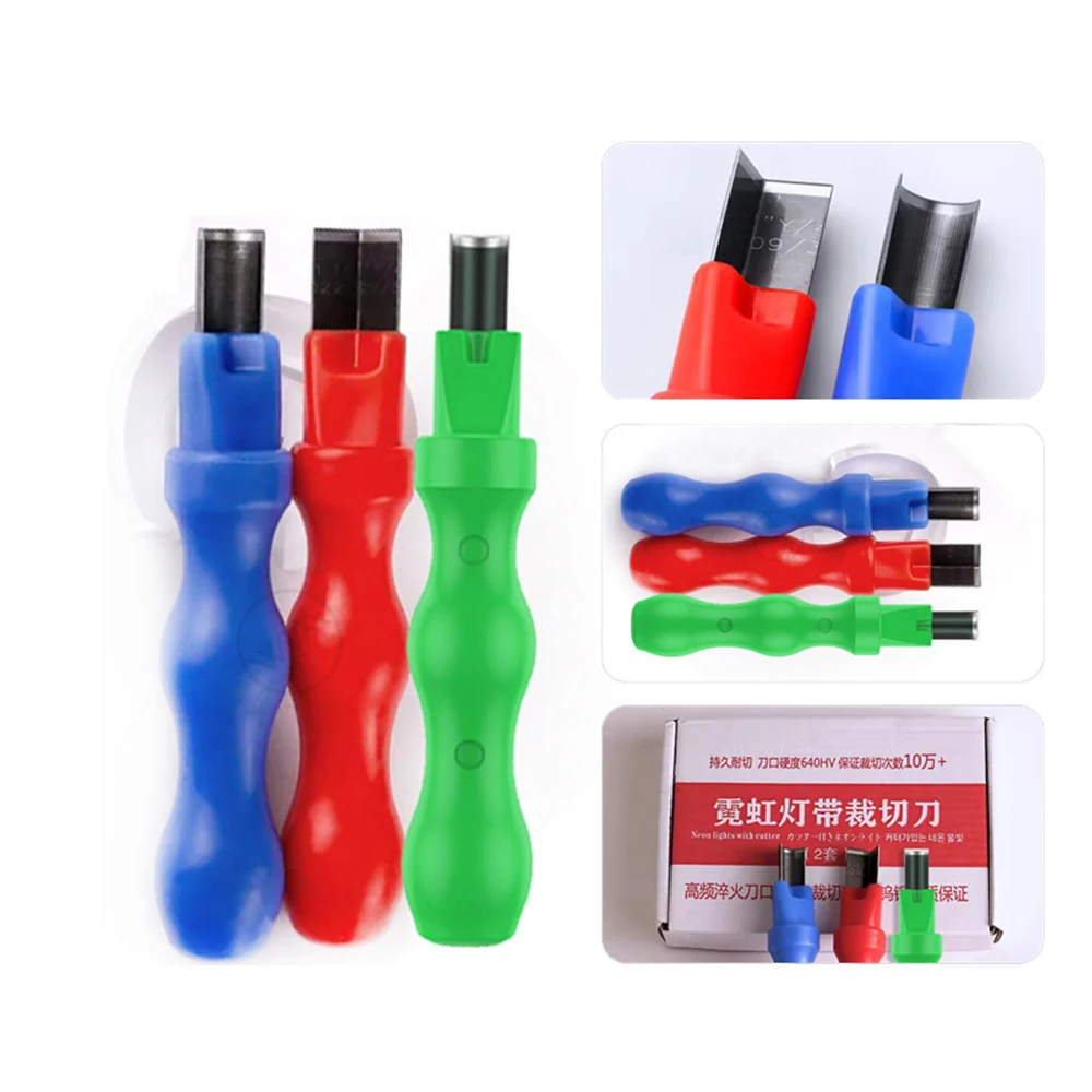 Split LED Neon Strip Cutting Tool Right Angle Arc Cutter DIY Engraving Knife Soft Rubber Strip Woodworking Tool