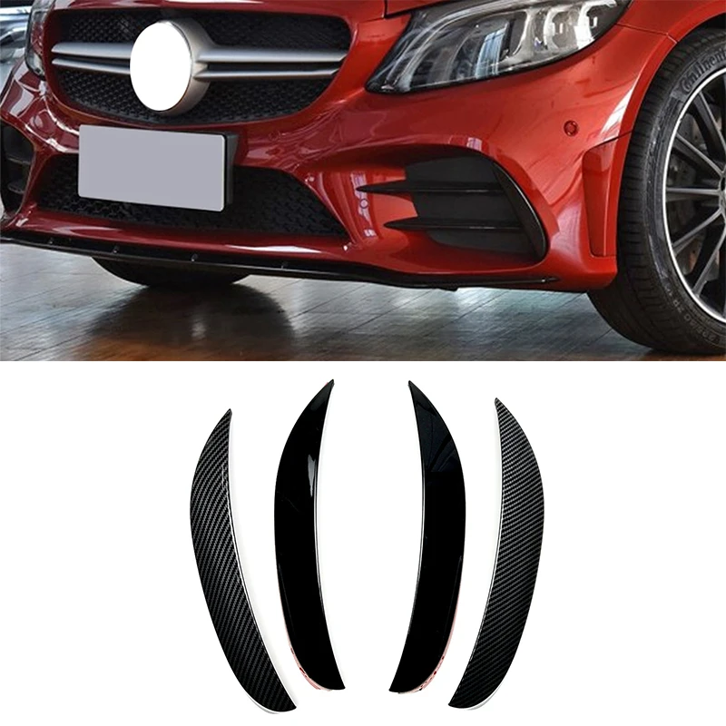 

Car Front Bumper Spoiler Splitter Air Intake Grille Trim Cover For Mercedes-Benz C-Class W205 C205 C180L C260L C300L 2019-2021