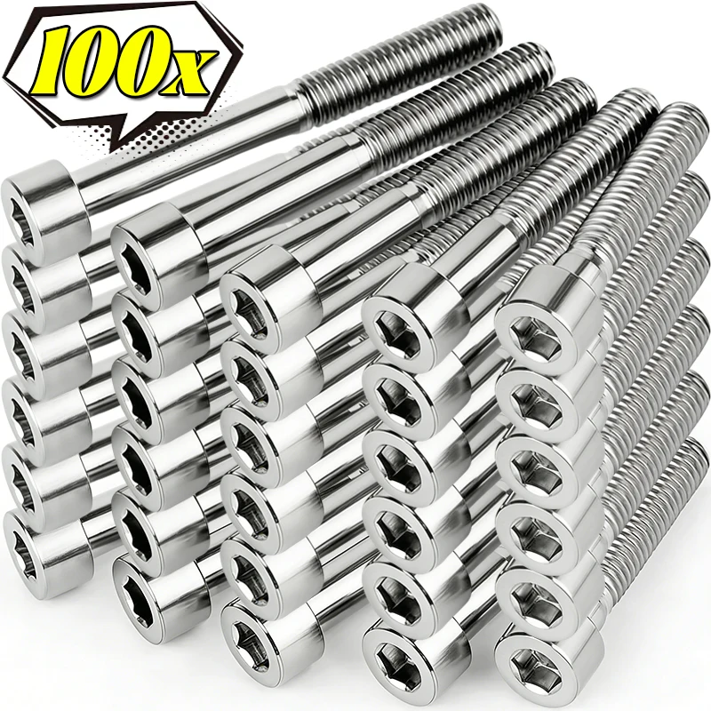 M4 Stainless Steel Internal Hexagon Sockets Cap Head Roller Bearing Shoulder Screw Stuff Screw Allen Bolt Hardware Wholesale