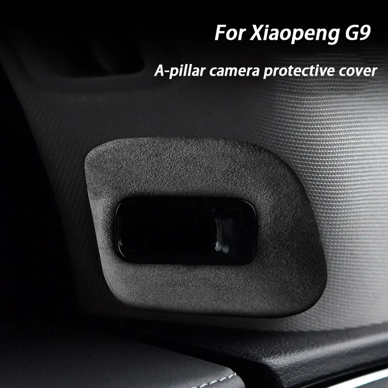 

Suede Leather Car A-pillar Video Head Decorative Frame Sticker Accessories Modified For Xiaopeng Xpeng G9 2023 2024 2025