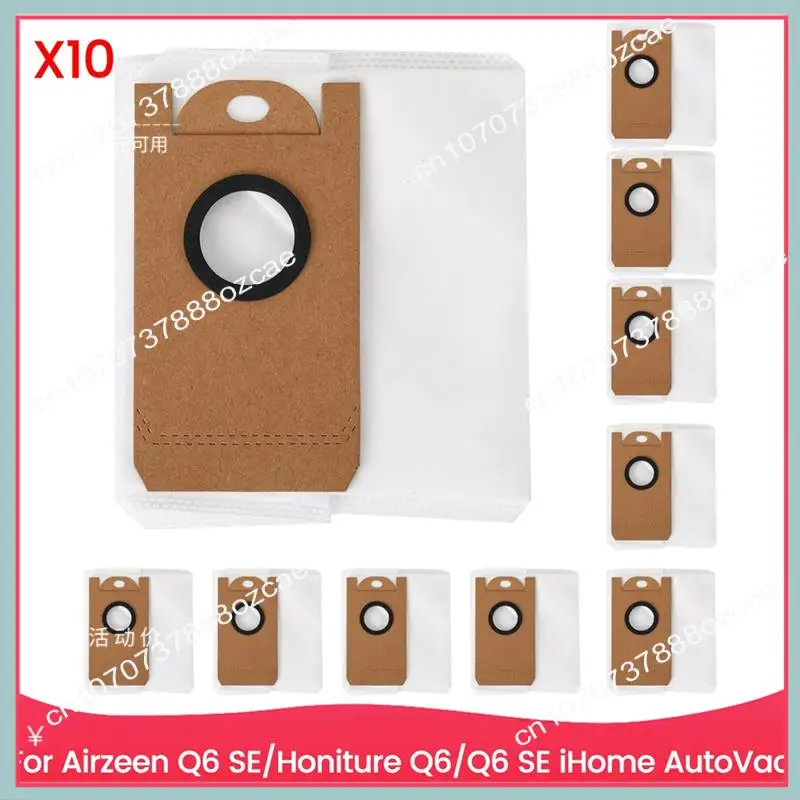Sacos de pó de substituição a26p para airzeen q6 se/honiture q6/q6 se ihomeovac acessórios para aspirador de pó